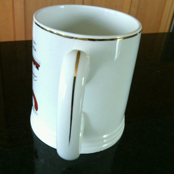 Lord Nelson Pottery UK Beer Stein Mug Guns Gold Rim Large Drink Flintlock Pistol - Picture 6 of 16